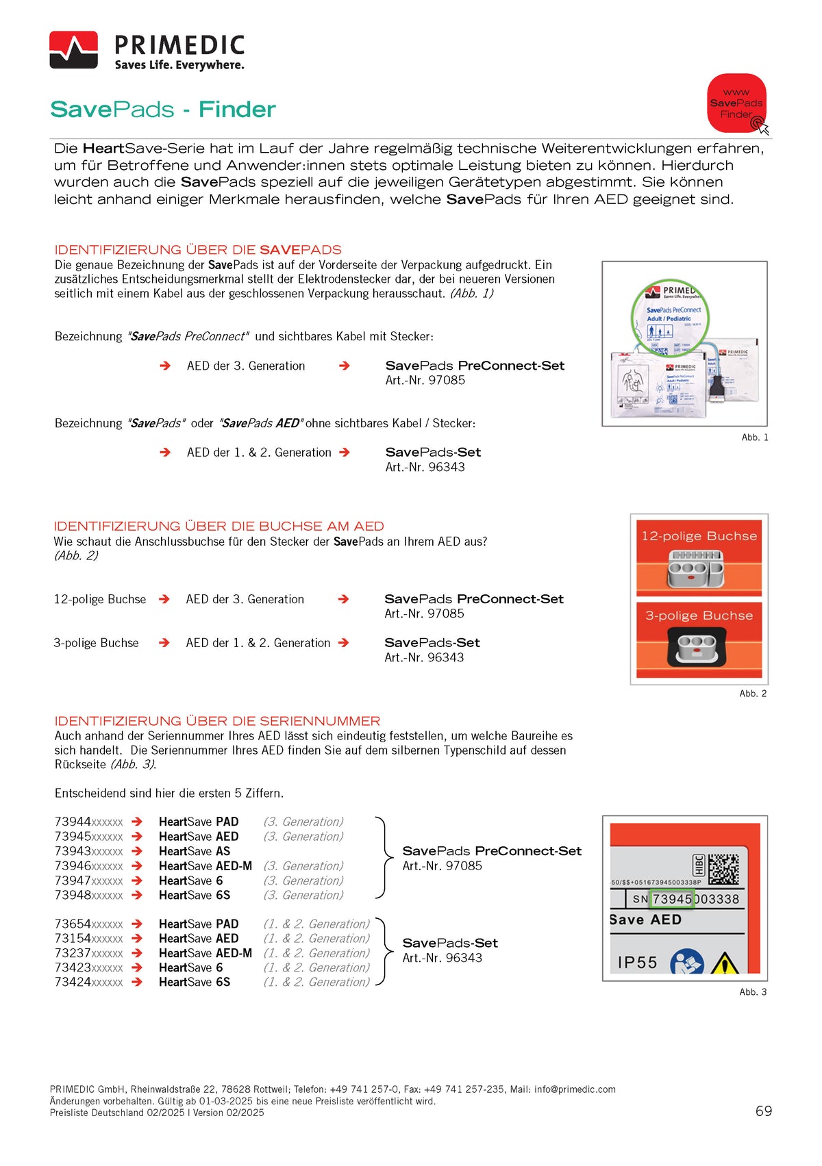 Primedic SavePads Elektroden 96343