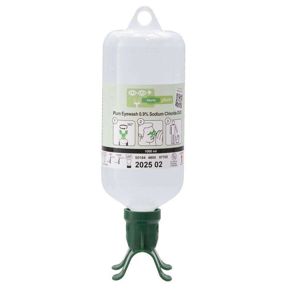 Augenspülflasche Plum Duo 1000 ml (0,9 % Natriumchloridlösung) - Medasi.shop - PZN - 06134546