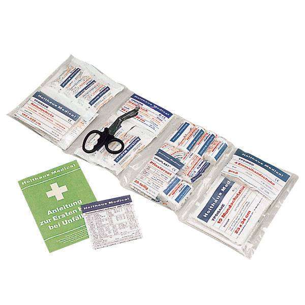 Erweitertes Erste-Hilfe-Füllsortiment nach DIN 13157 – ideal für Baustellen, Werkstätten & Betriebe mit erhöhtem Unfallrisiko. Jetzt bei Medasi.shop bestellen!
