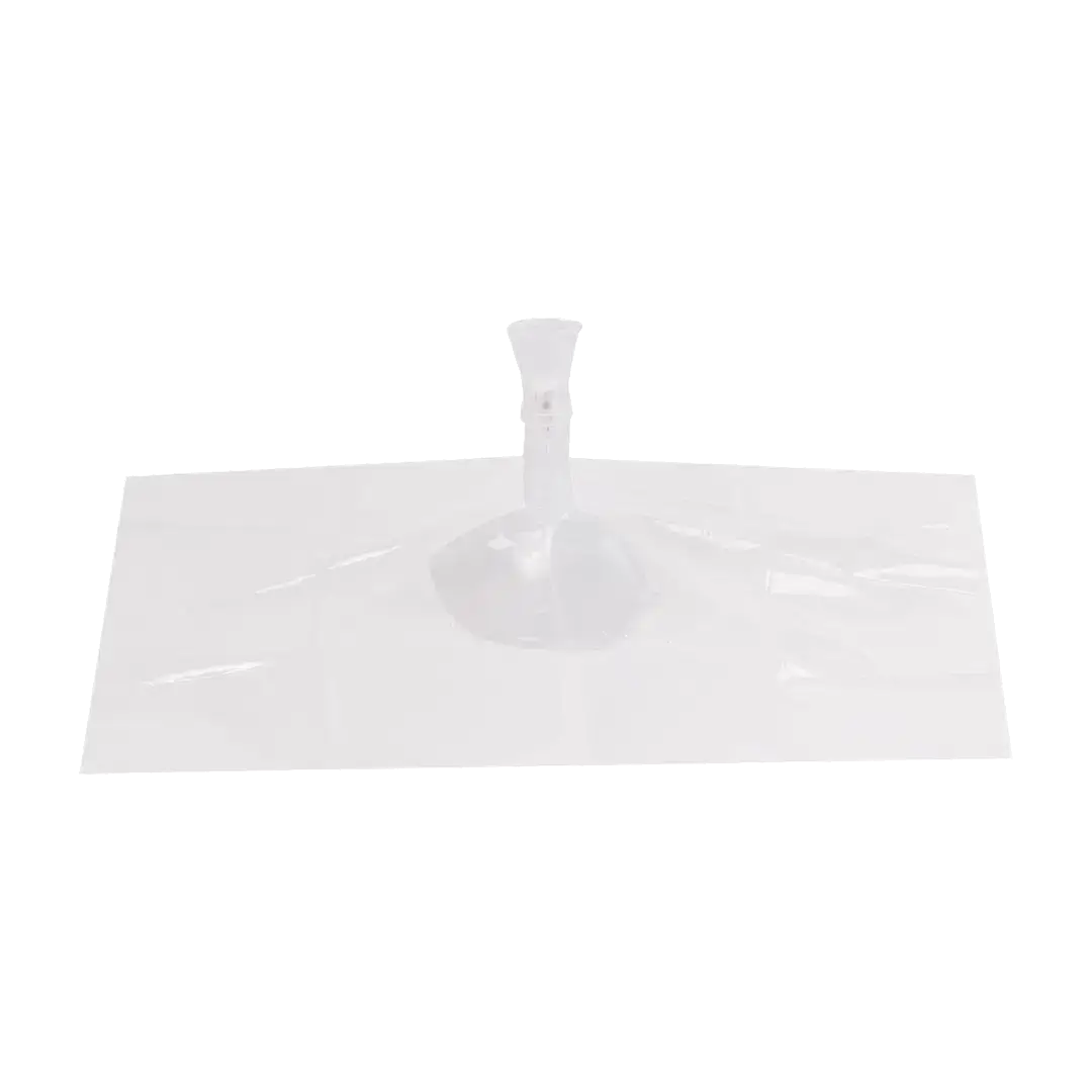Transparente Air-Vita® Bi-Protect Beatmungshilfe mit 2-Wege-Ventil für sichere Atemspende, geeignet für PAP-Masken im Notfallbereich.