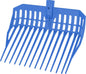 Dunggabel EcoFork Mini ohne Stiel in Blau, ideal für Kinder. Robuste Kunststoffgabel für effizientes Ausmisten im Stall oder Garten.