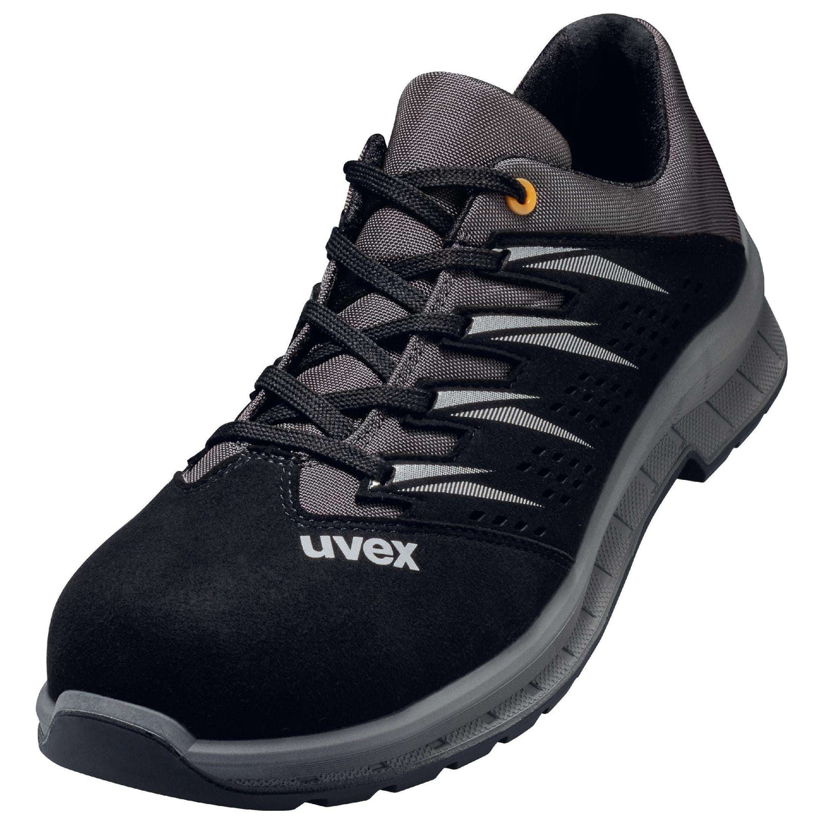 Uvex 2 Trend Sicherheitsschuh S3 grau Halbschuh mit ergonomischer Sohle und atmungsaktivem Obermaterial für Montage und Produktion.