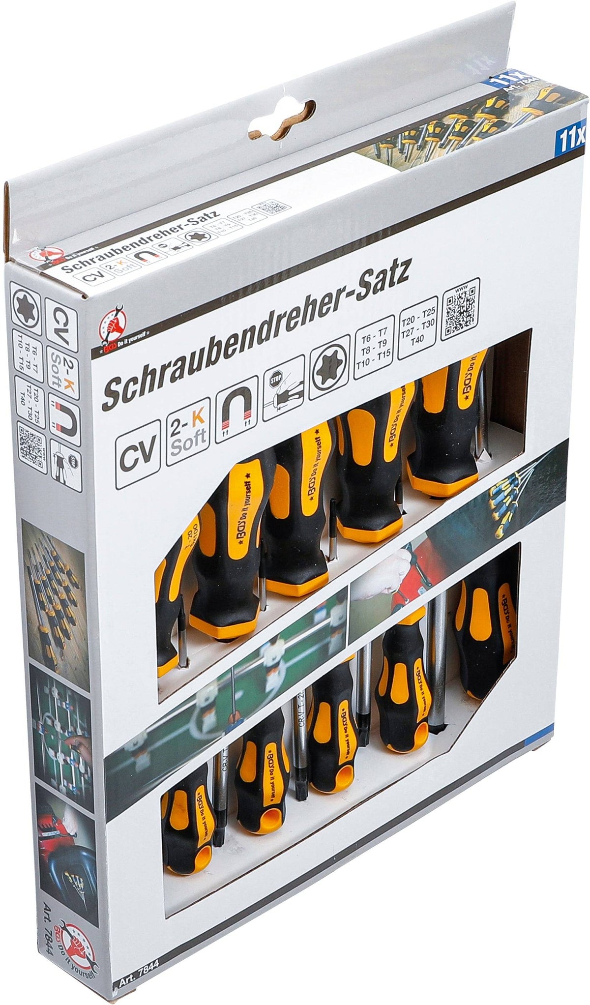 Schraubendreher-Satz BGS T-Profil (für Torx) T6 - T40 11-tlg., Medasi.shop, Screwdrivers