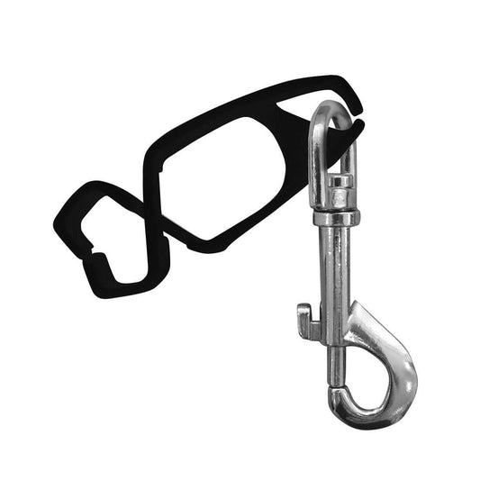 Handschuhclip A001 metallfrei aus Isoliermaterial mit robustem Haken, ideal zur sicheren Befestigung von PSA im Arbeitsumfeld. Trägt bis zu 6kg.