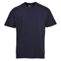T-Shirt Turin Premium B195 Portwest in Dunkelblau aus 100 % Baumwolle (195 g/m²), ideal für Arbeitskleidung im täglichen Einsatz.