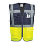 Warnweste mit Reflexstreifen, 7 Taschen, EN ISO 20471, Portwest