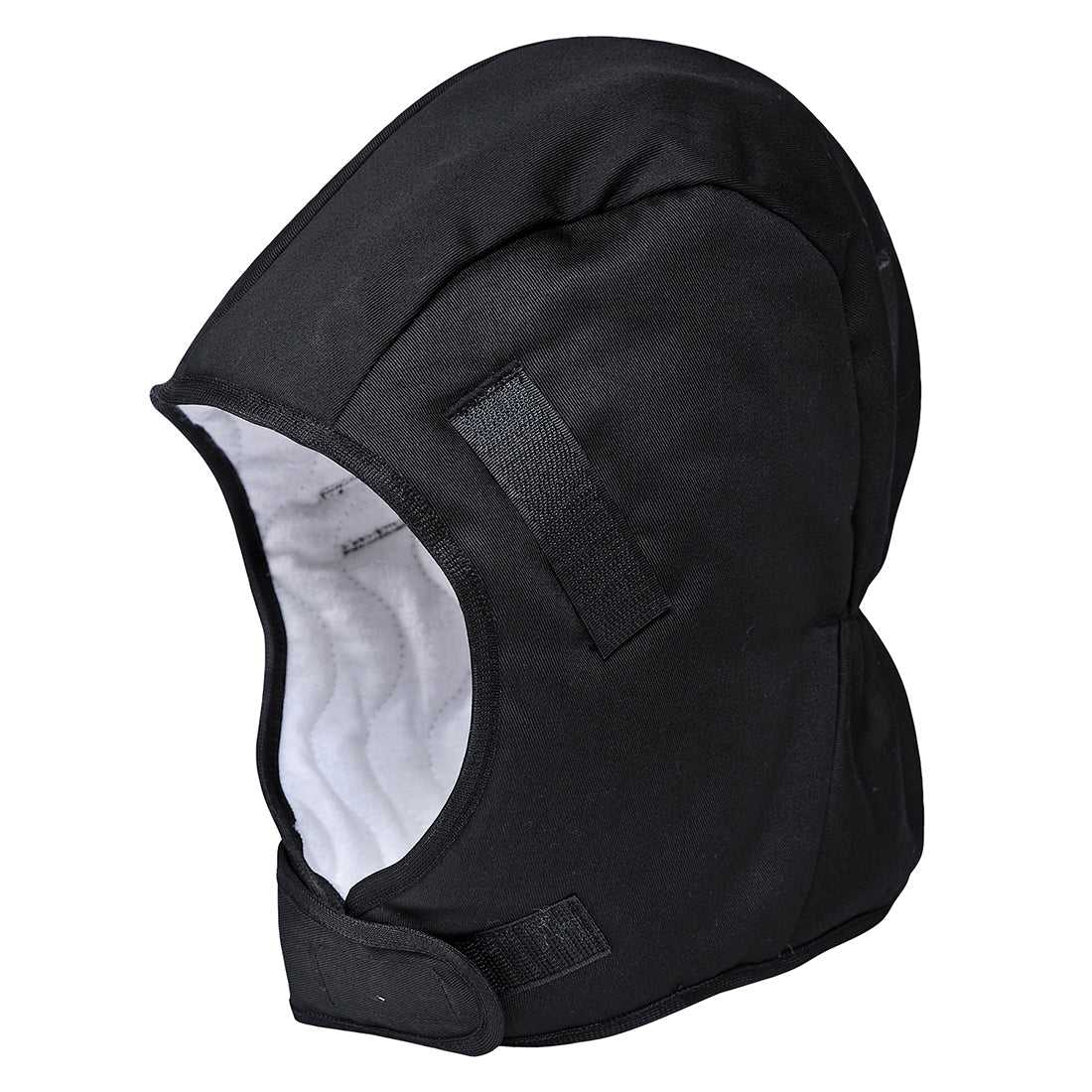 Helm Winterfutter Schwarz kaufen – Für alle Helme geeignet. Weiches, schwarzes Innenfutter mit Klettverschluss für optimalen Kälteschutz im Arbeitsbereich.