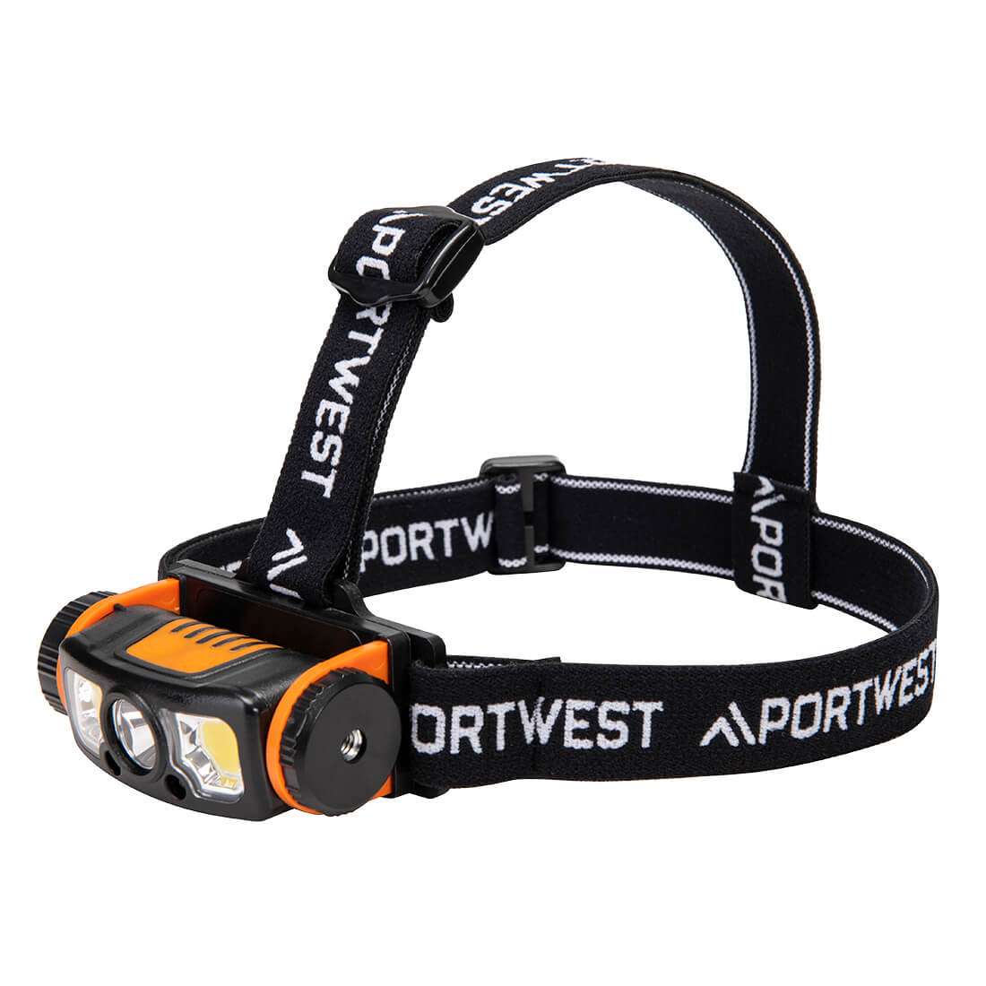 Stirnlampe USB PA76 - LED-Bewegungssensor Portwest mit mehreren Funktionen – ideal für Outdoor, Camping, Arbeit & Sport. Kompakt, leicht & vielseitig.