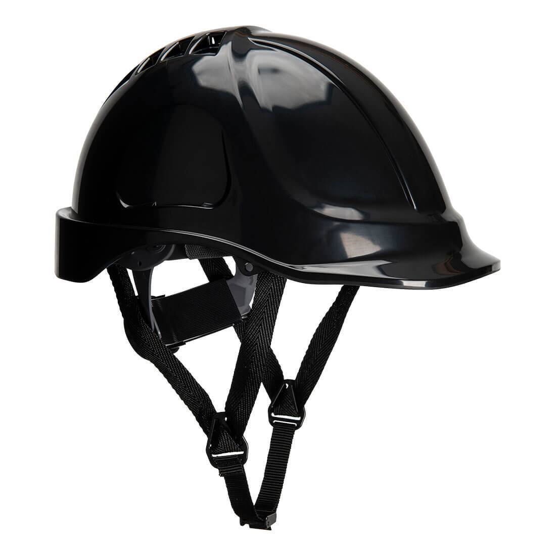 Kaufen Sie Schutzhelm Endurance PS55 Portwest in Schwarz mit moderner Optik und zertifiziertem Schutz für Industrieeinsätze.