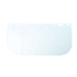 PW92 Ersatzvisier Transparent klar für Helme aus Polycarbonat, passend für PW90, PW91, PW58 und PS58. Ideal für mittleren Aufprallschutz im Arbeitsschutz.