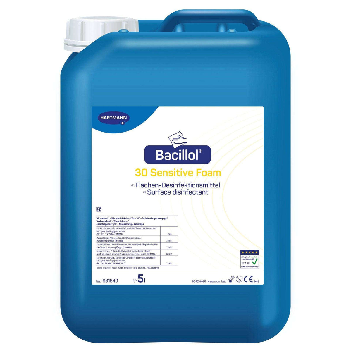Bacillol® 30 Sensitive Foam Flächendesinfektion - Medasi.shop - PZN - 17401045