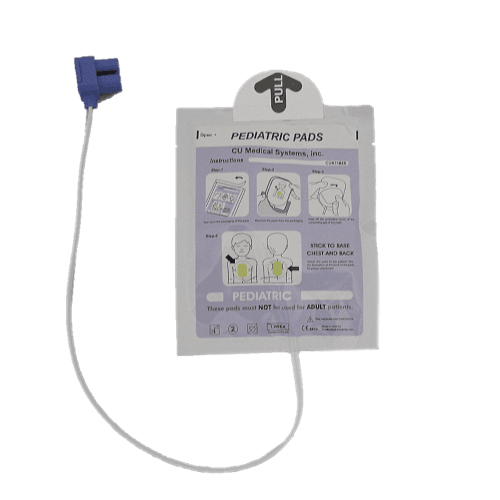 CU Medical i-PAD SP1/ME-PAD Kinderelektroden für AED-Geräte, geeignet zur Anwendung bei Kindern im Notfall. Kompatibel mit CU Medical Defibrillatoren.