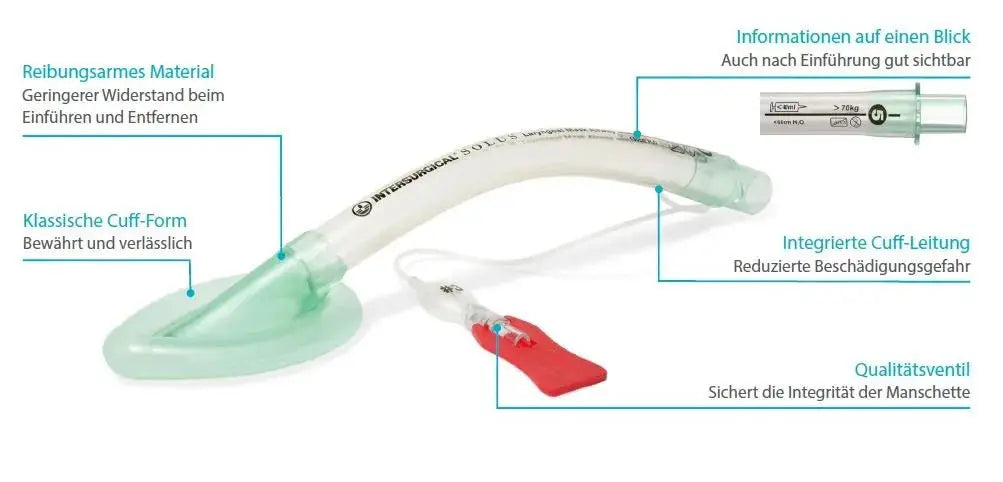 Einmal - Larynxmaske Solus Intersurgical - Medasi.shop - 8001000