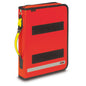 Fahrtenbuch Multi Organizer KF PAX in Neonorange mit schwarzem Rand, robuste Dokumentenmappe für den medizinischen Einsatzbereich.