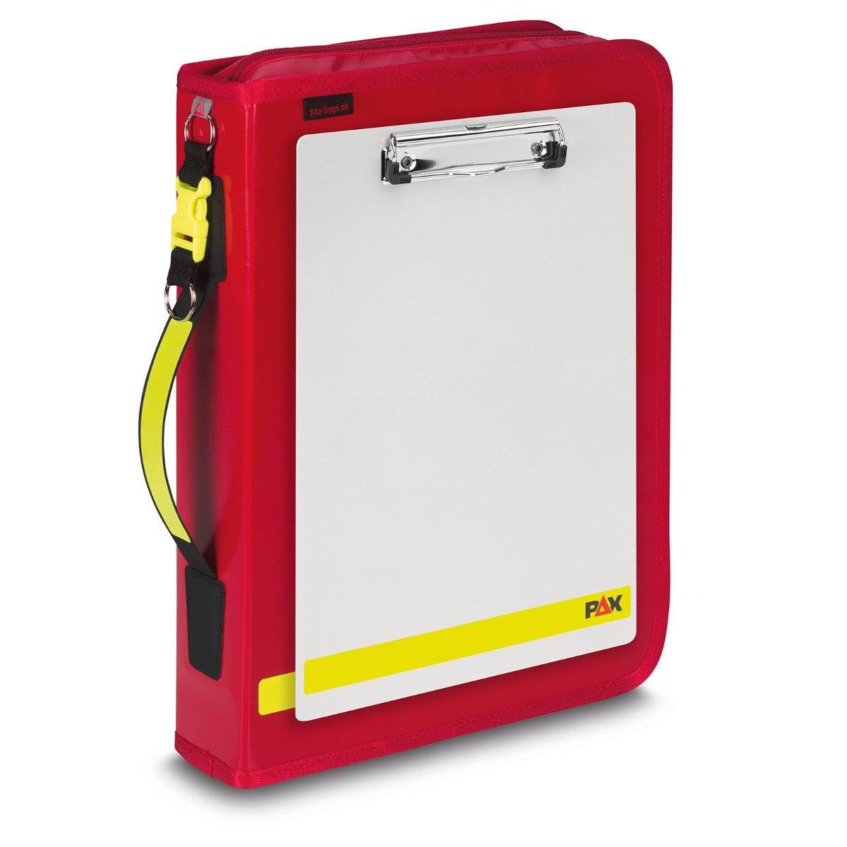 Fahrtenbuch Multi Organizer KF PAX mit integrierter Klemmbrettfunktion, ideal für mobile Dokumentation im Rettungsdienst.