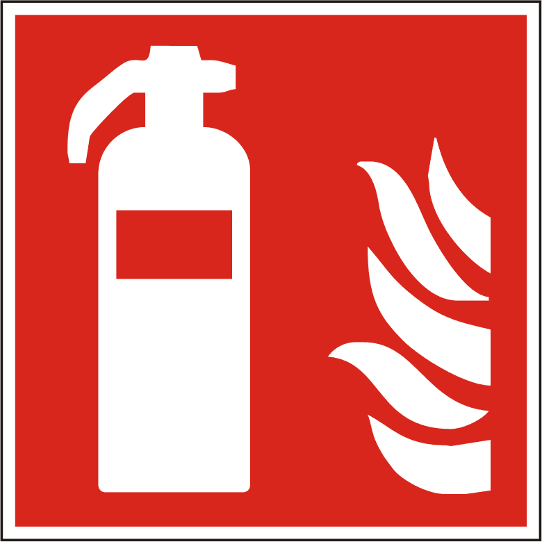 Brandschutzschild Feuerlöscher ISO 7010