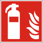 Brandschutzschild Feuerlöscher ISO 7010