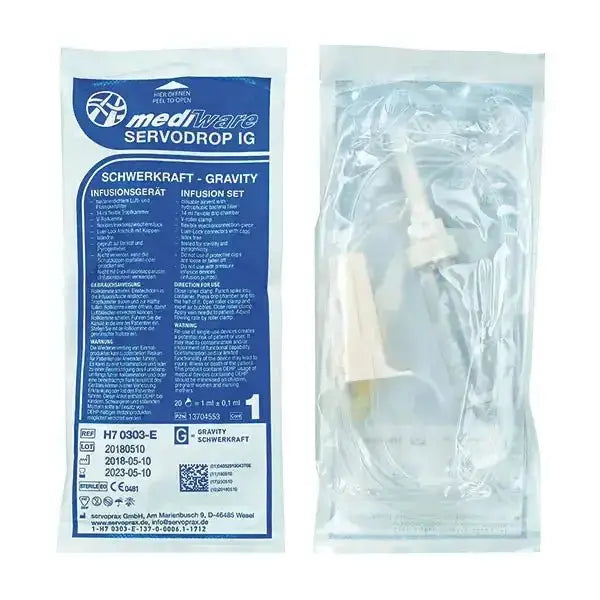 Infusionsgerät Servodrop IG 100 Stück - Medasi.shop - PZN - 13704553