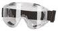 Panorama Schutzbrille Kerbl mit PVC-Fassung und klarem Polykarbonat-Visier, 180° Sichtfeld, EN166 Klasse B, ideal für Arbeitsschutz.
