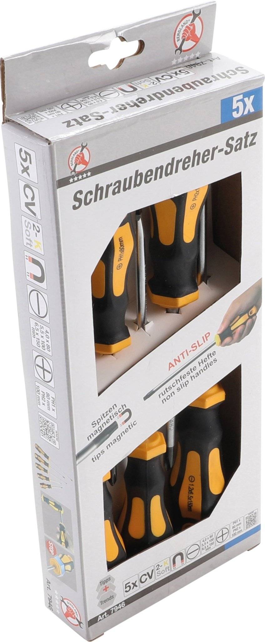 Schraubendreher - Satz BGS 5 - tlg. - Medasi.shop - 7946 - BGS