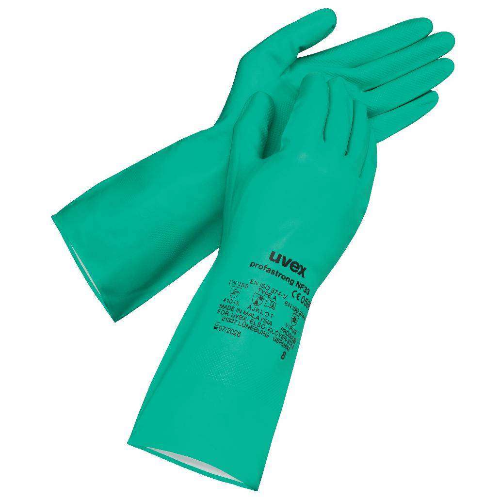 uvex profastrong NF33 Chemikalienschutzhandschuh - Medasi.shop - 6012201 - UVEX