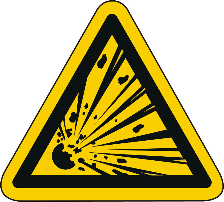 alt="Warnzeichen W002 explosionsgefährliche Stoffe ISO 7010 selbstklebend"
alt="Warnzeichen W002 explosionsgefährliche Stoffe ISO 7010 EX-Zone"